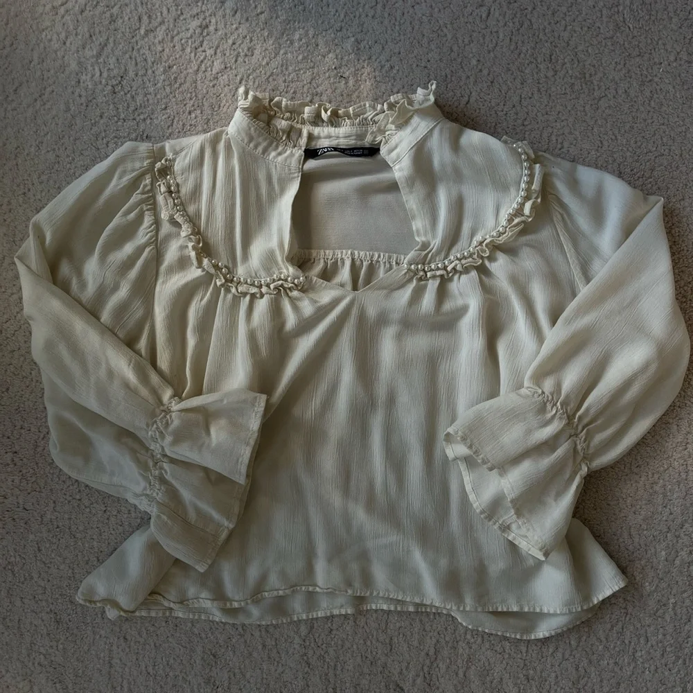 Zara Ruffle Blouse - Picture 2 of 4
